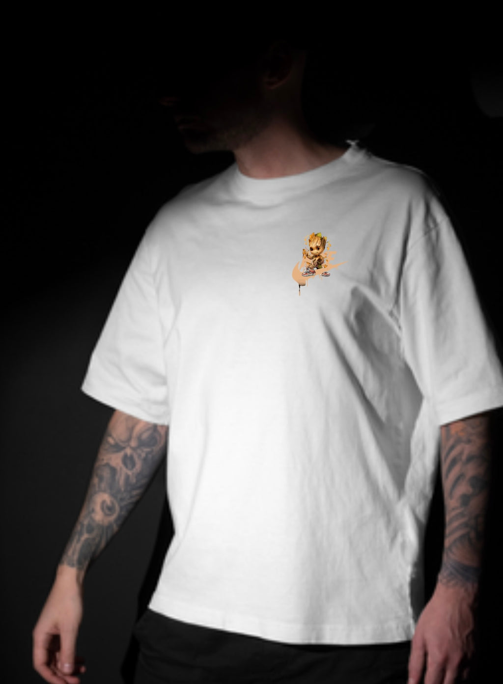 Raw district : camiseta groot con…