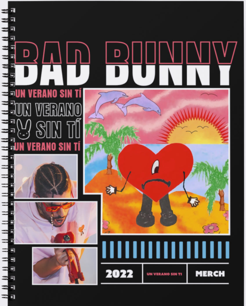 Raw district: conjunto con camiseta bad bunny